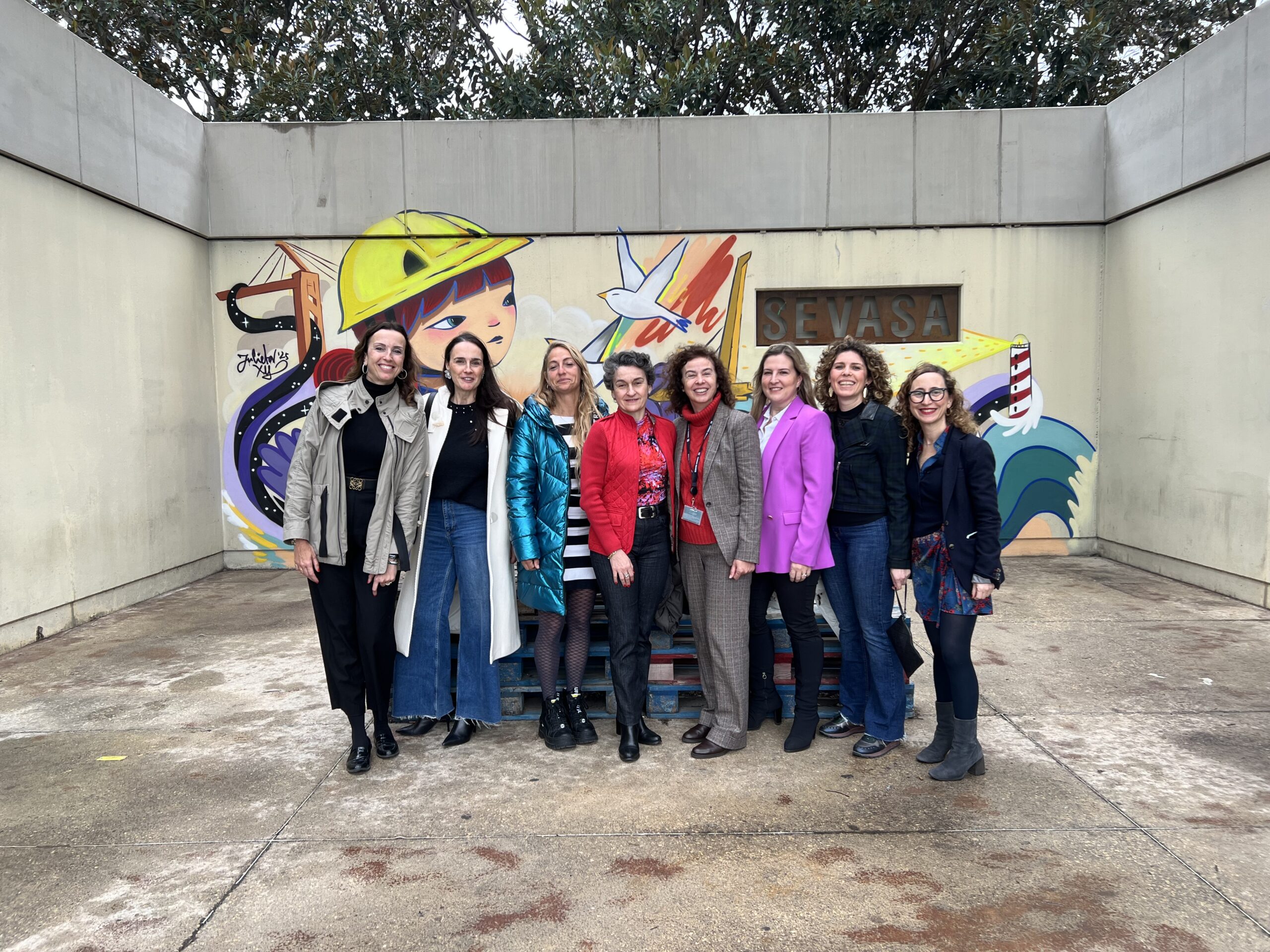 El CPEV inaugura un mural amb motiu del Dia Internacional de la Dona